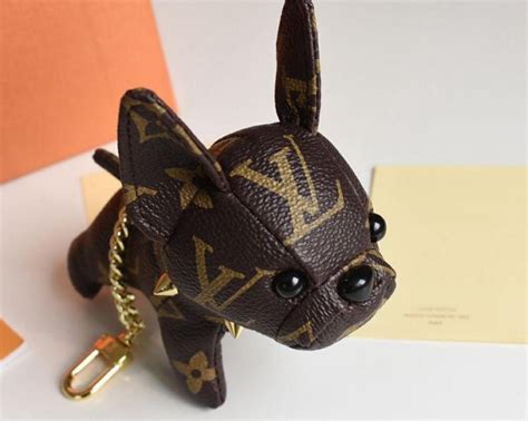 louis vuitton stuffed dog keychain|louis vuitton dog keychain pictures.